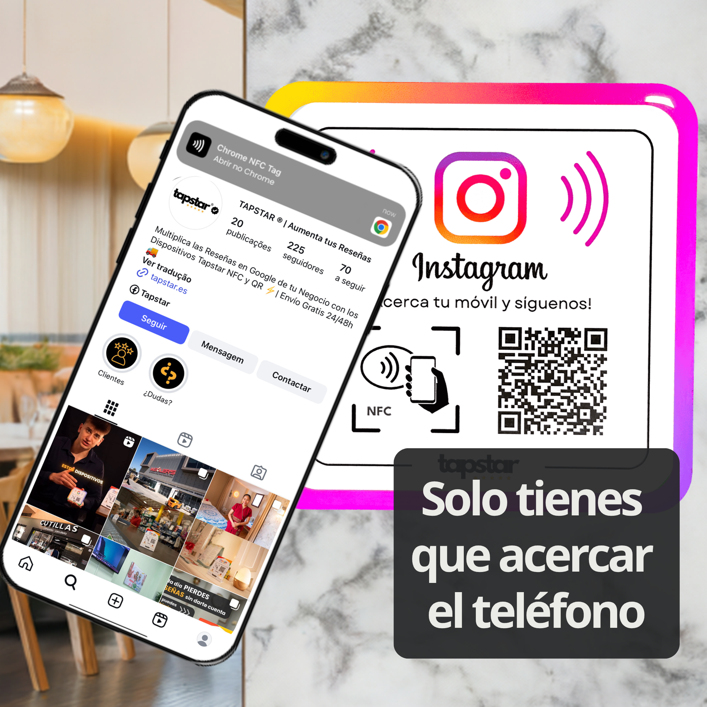 Instagram Followers Acrylic Plate