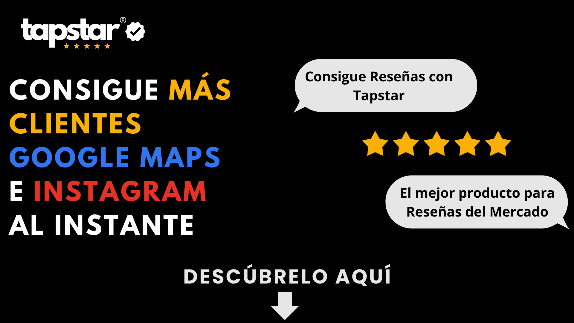 Consigue más clientes Google Maps e Instagram al instante