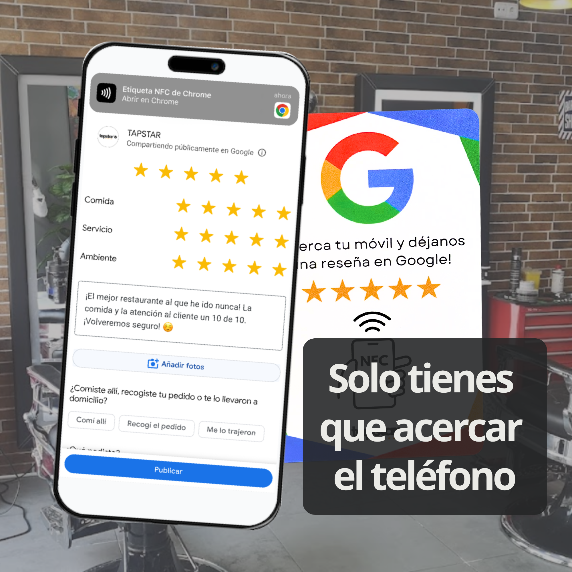 Tarjeta NFC y QR Aumenta tus Reseñas en Google