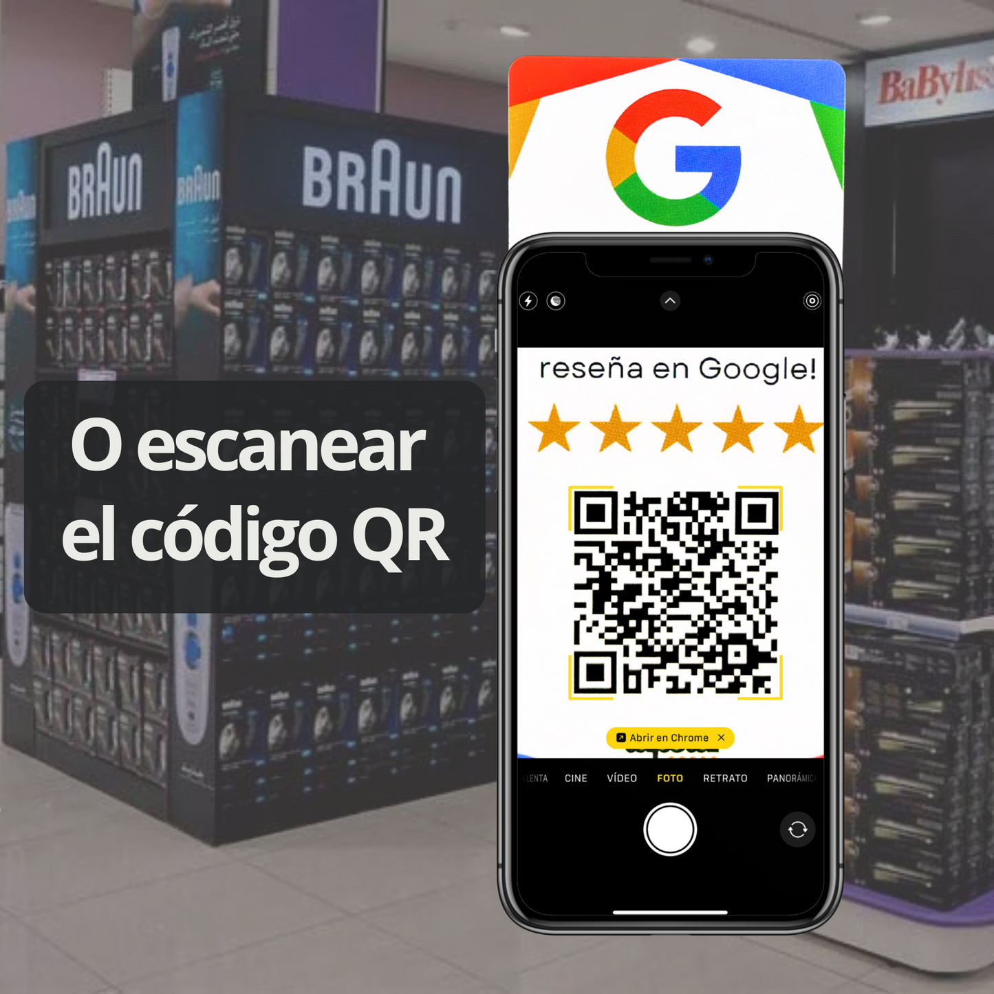 Tarjeta NFC y QR Aumenta tus Reseñas en Google