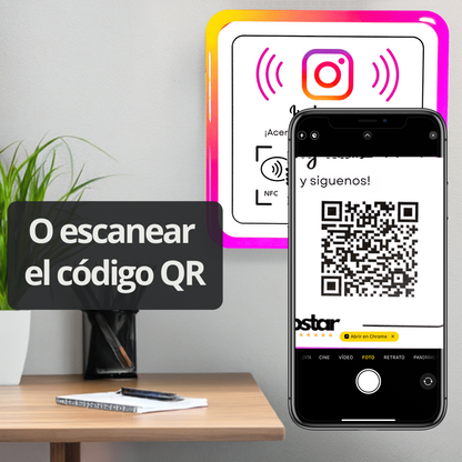 Placa Seguidores Instagram