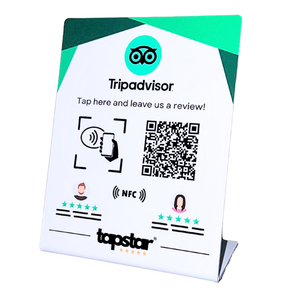 Expositor NFC y QR Tripadvisor | Aumenta tus Reseñas en Tripadvisor