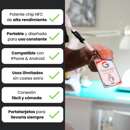Tarjeta Reseñas de Google