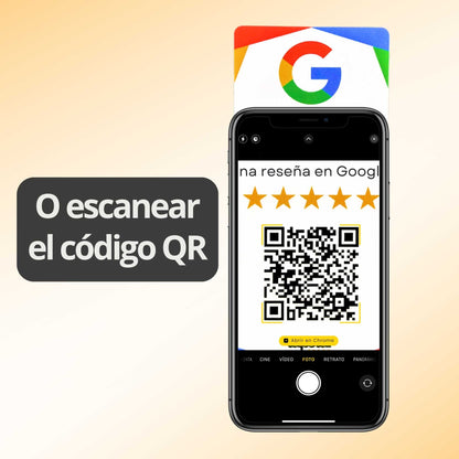 Tarjeta Reseñas de Google