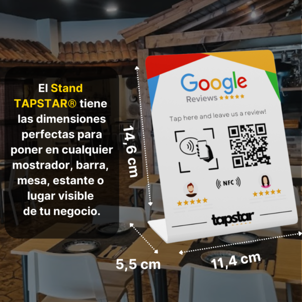 🏆 Stand para Reseñas Google NFC + QR: Potencia tu Negocio y Gana Opiniones en Segundos🌟📱 - Imagen 5