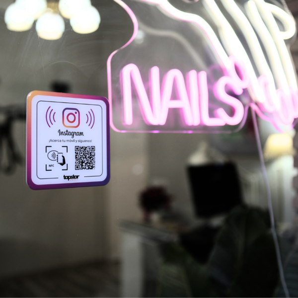 📸 Pack para Instagram Aumentar Seguidores : Tarjeta + Pegatina NFC + QR 🚀✨ - Imagen 2