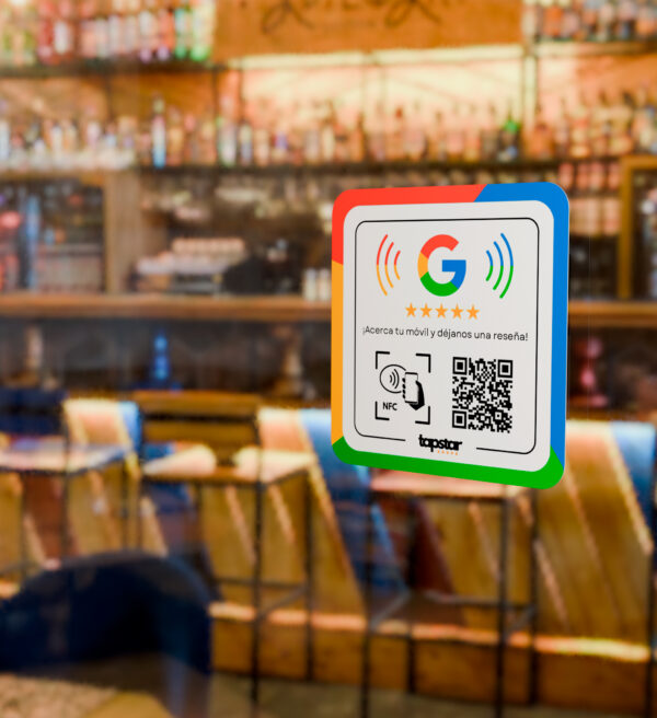 ⭐Pack Completo NFC y QR para Reseñas Google: Tarjeta + Pegatina + Stand 🎯✨ - Imagen 4